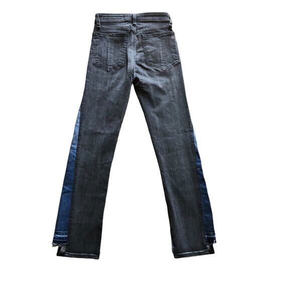 Women's Two-Tone Jeans - Picture 2 of 12